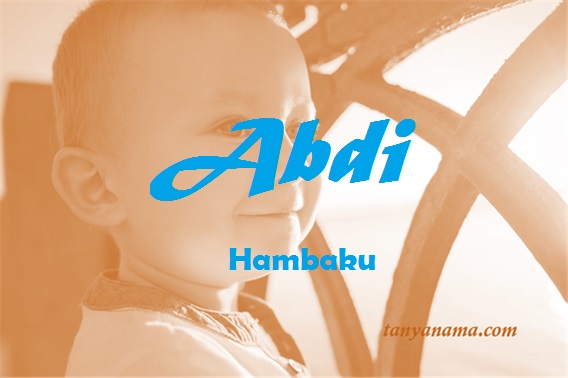 arti nama Abdi