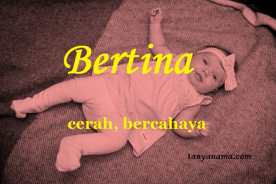 arti nama bertina