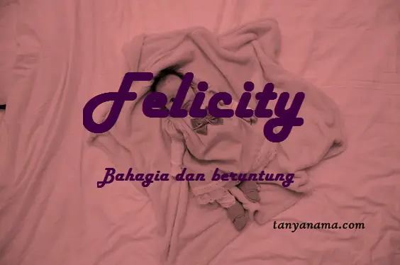 Arti Nama Felicity Dan Rangkaian Namanya | Tanya Nama